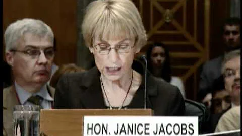 Assistant Secretary Jacobs Testifies Before Senate...