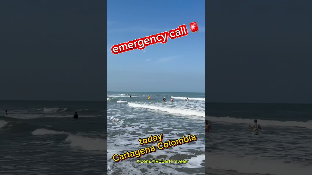 today emergency call Carigena Colombia 🚨
