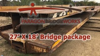 These are a few bridge sections Paragon has available for sale. These bridge decks started their life as 89