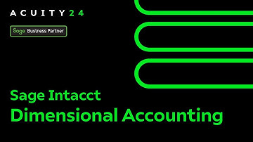 Dimensional Accounting with Sage Intacct