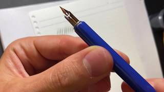 How to prepare a dip pen nib so it holds a lot of ink