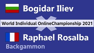 Raphael Rosalba (Ablasor) vs. Bogidar Iliev (1913) - Backgammon