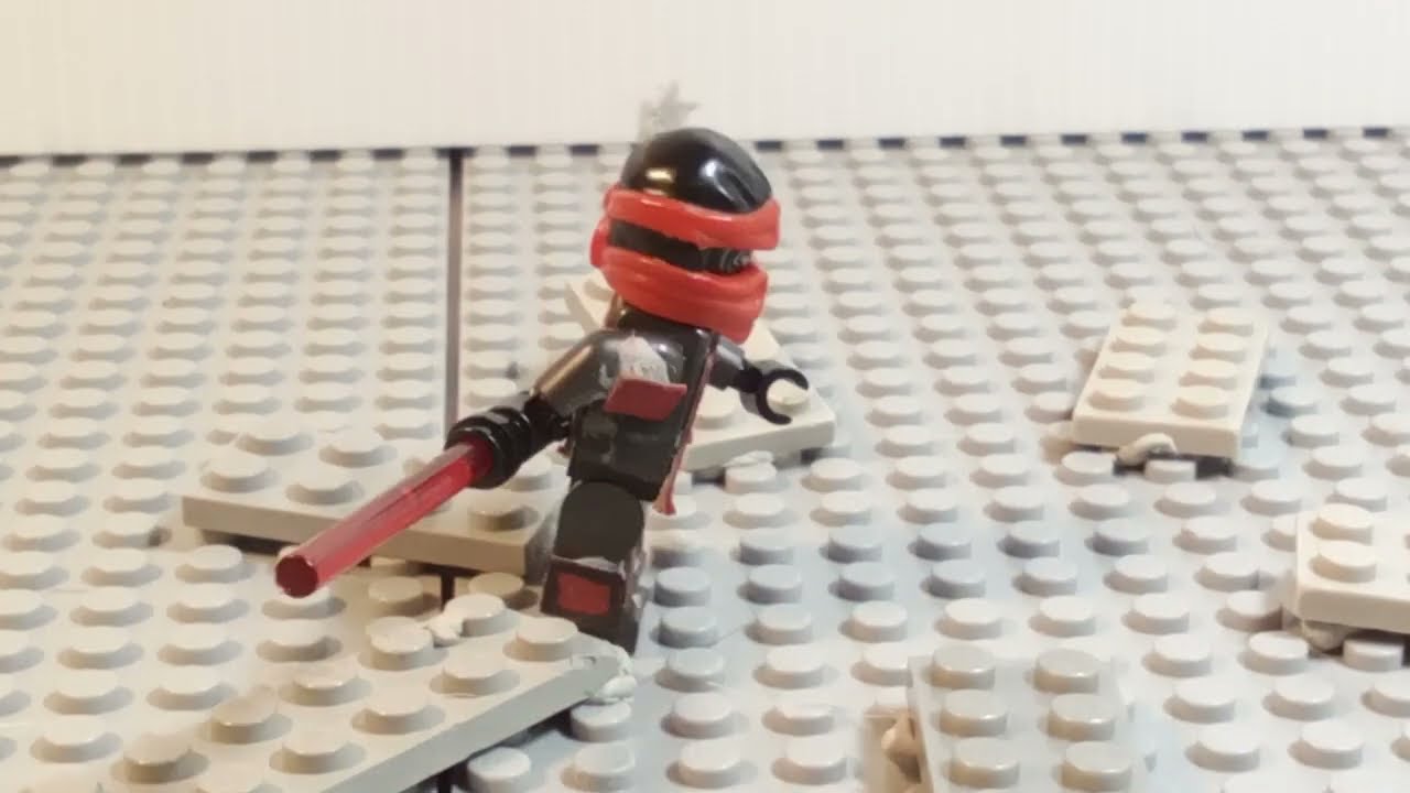 A cool lego fight scene