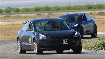 Tesla Model 3 Buttonwillow CW13 2:15 - TeslaCorsa 22