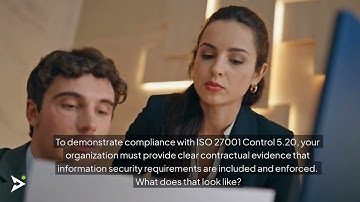ISO 27001 Annex A 5.20: Supplier Agreements & Contracts | Protecting Shared Information