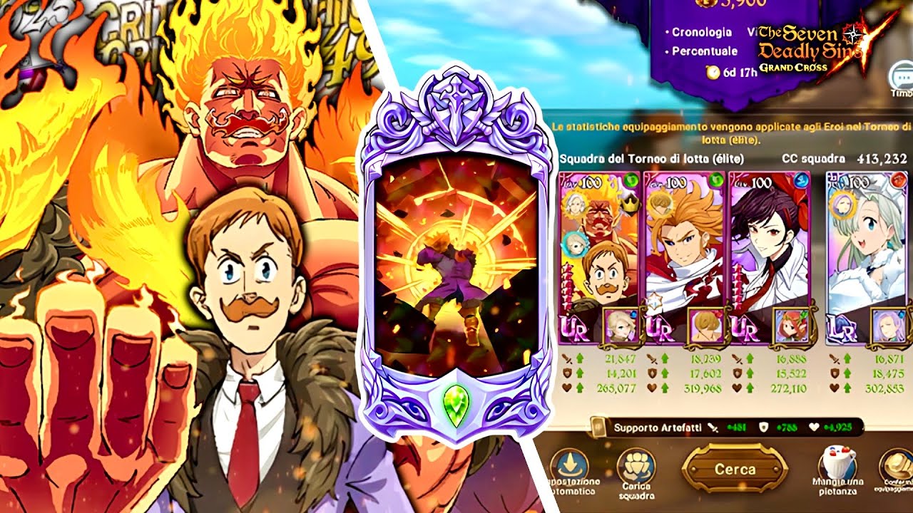 ESCANOR È TROPPO FORTE!🔥 IL TEAM UMANI PIÙ FORTE DEL GIOCO??! - Seven Deadly Sins Grand Cross ITA