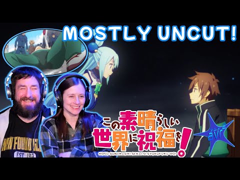 Mostly Uncut Konosuba Episode 1 Reaction: 10 Never Before Seen Minutes Of Reaction | AVR2