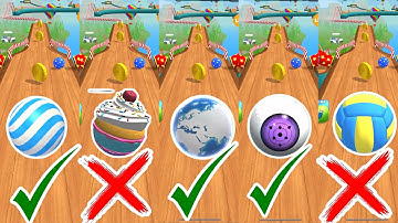 Going Balls Vs Action Balls GyroSphere Race Speedrun New Race Android | IOS Games 
