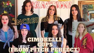 REACTION! Cimorelli, Cups Song 🥛 #Cimorelli #CupsSong #PitchPerfect #ALittleMoreOfLisa