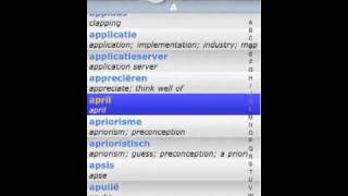 Dutch English Dictionary & Translator for iPhone by BitKnights screenshot 2