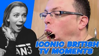 AMERICAN REACTS TO MOST ICONIC TV MOMENTS | AMANDA RAE