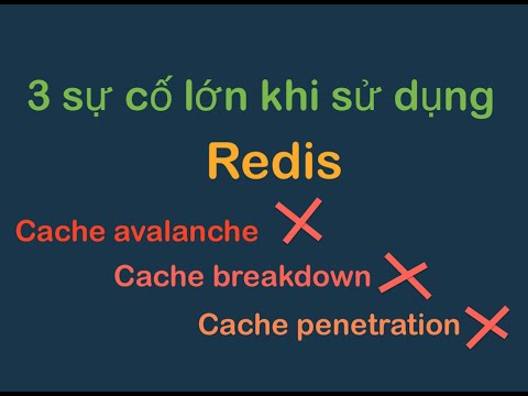 REDIS và 3 sự cố phổ biến khi sử dụng nodejs | Cache avalanche | Cache breakdown | Cache penetration