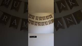 Ramadan decoration ideas! #shorts #islamicstatus #ramadan #islam