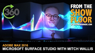 Interview With Mitch Wallis From Microsoft About The Surface Studio @ Adobe MAX 2016