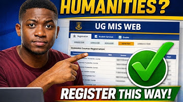 How to Register Humanities Courses on UG MIS Web 2025 (Step-by-Step Guide)