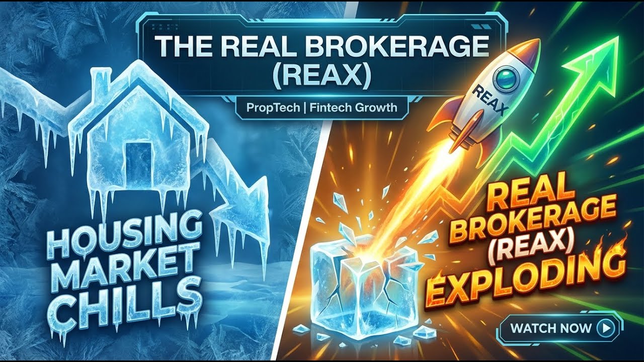 Real Brokerage (REAX) is exploding while the housing market chills