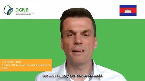 B4P Snapshot Interview Series Clip #4: Dr. Stephan Anders, DGNB