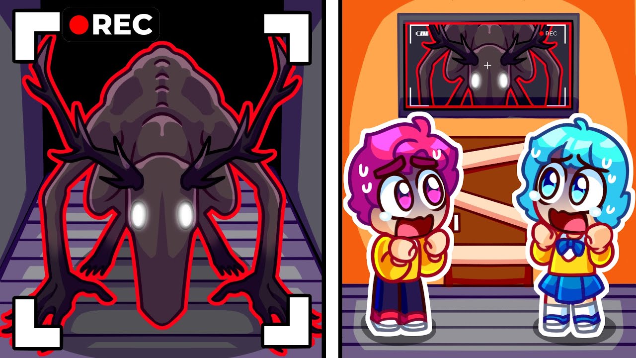 Hiha phát hiện QUÁI VẬT TRƯỚC CỬA NHÀ VÀO ĐÊM trong Roblox 😱🤣