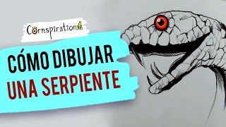 Cómo dibujar una Serpiente 🐍
