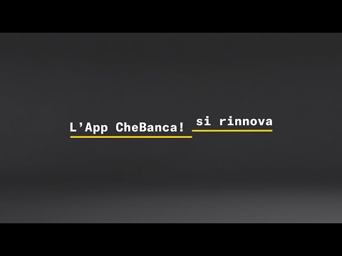 Nuova App CheBanca!