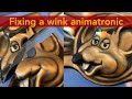 Fixing a Chuck E Cheese animatronic wink!