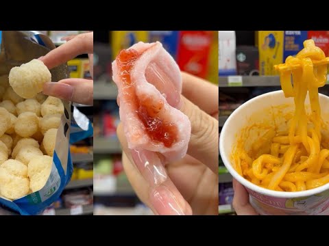 Video Thử thách ĂN ĐÊM mỗi ngày một màu ở cửa hàng tiện lợi... - youtube