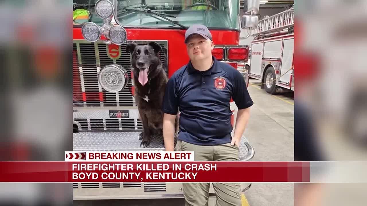 Firefighter dies in motorcycle crash - YouTube