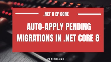 Auto-Apply Pending Migrations on App Startup - .NET Core 8 | Unlimited Solutions