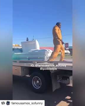 Famous Amos & IPod Da DJ goes insane, Amos Rose up from The Dead of a casket