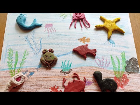 Aquatic animals clay + ಜಲಚರ ಪ್ರಾಣಿಗಳು + water animals clay+ ನೀರಿನ ಪ್ರಾಣಿಗಳು + jumping frog stories