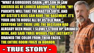 My Son-in-Law Demanded My Cabin for His Parents — He Never Expected My Response...