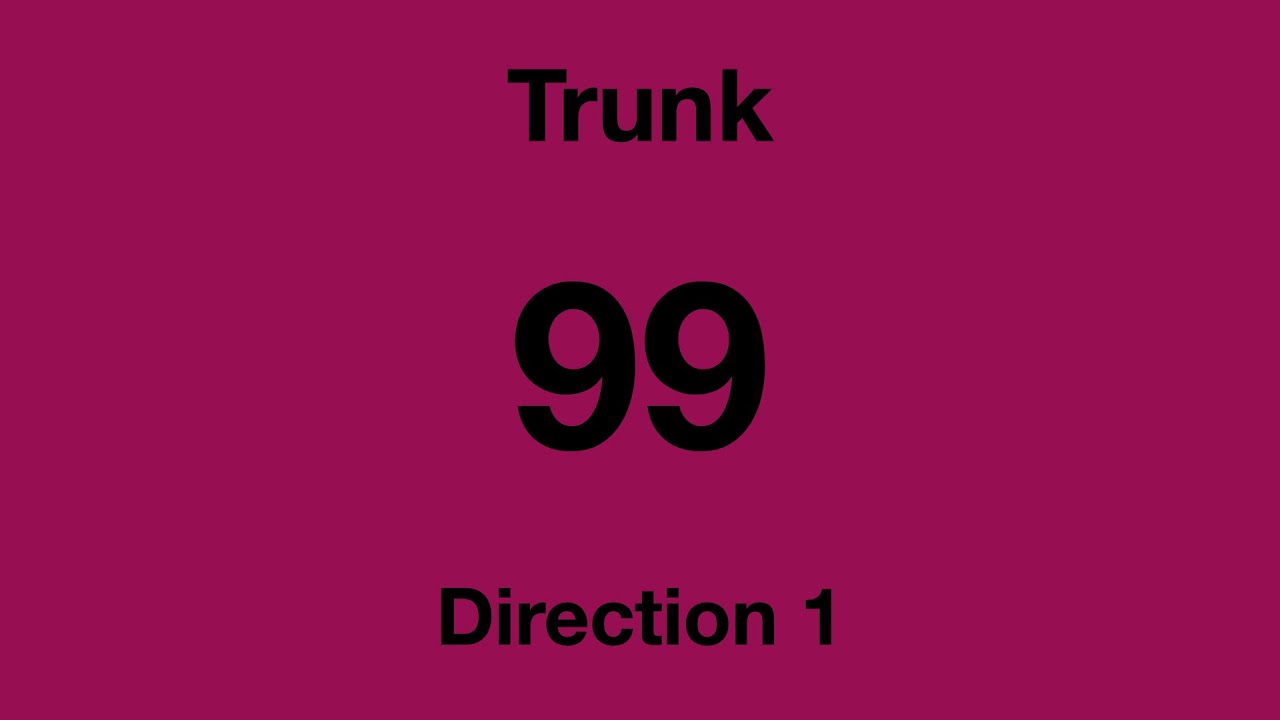 [SBS Transit] Trunk Bus Service 99 - Direction 1 Hyperlapse