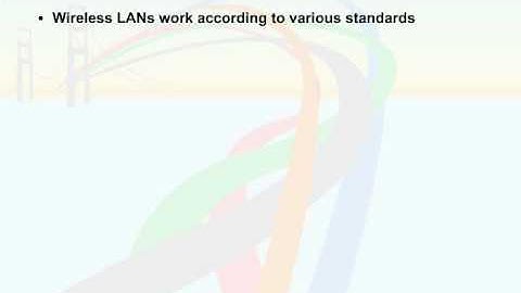 384   34  Fundamentals of Wireless LAN   04  Wireless LAN Standards
