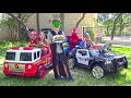 Little Heroes 9 - The Police Car, The Stealer, The Fire Engine and Spiderman