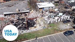 Nashville tornado: devastating damage shown in drone footage. related:
mayor and governor respond to the tornado https://youtu.be/ffspbdbkphg
drone...