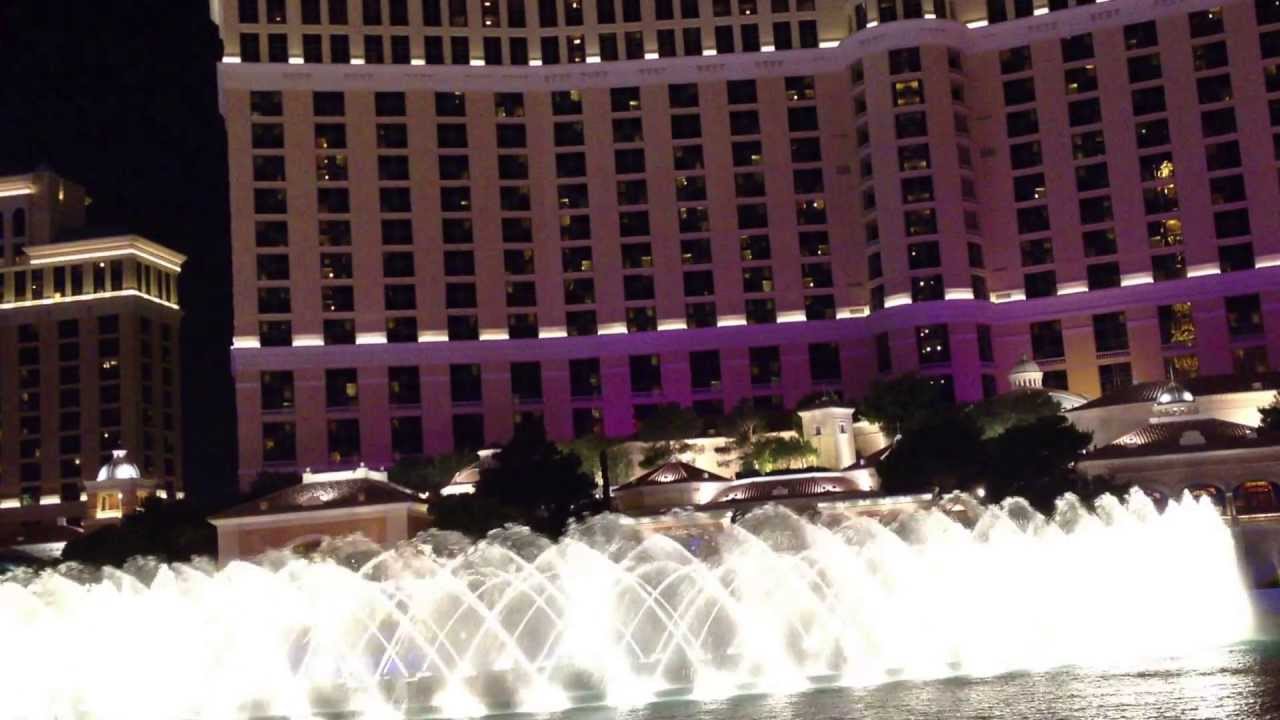Bellagio Fountains water show YouTube