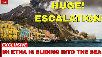 Mount Etna is sliding into the sea