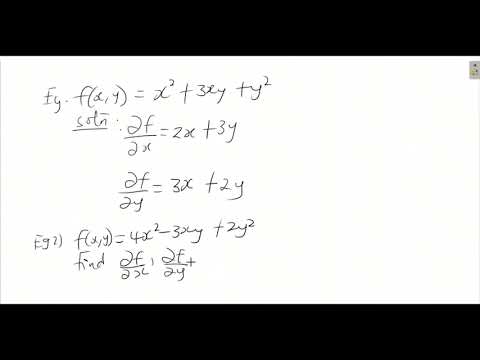 Partial Derivatives Made