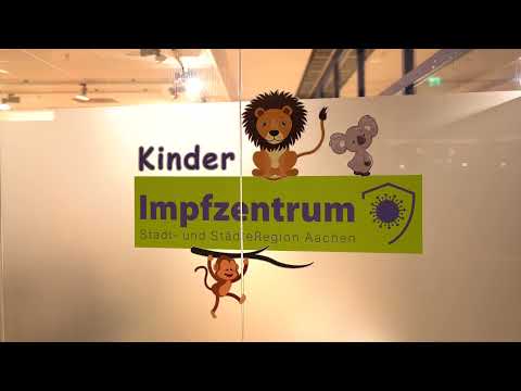 Eröffnung der Kinderimpfstelle in den Aachen Arkaden am 17.12.2021