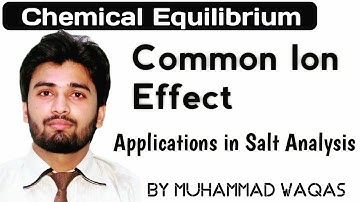 Common Ion Effect and it