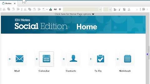 IBM Notes 9 Social Edition Display the New Shortcut Buttons