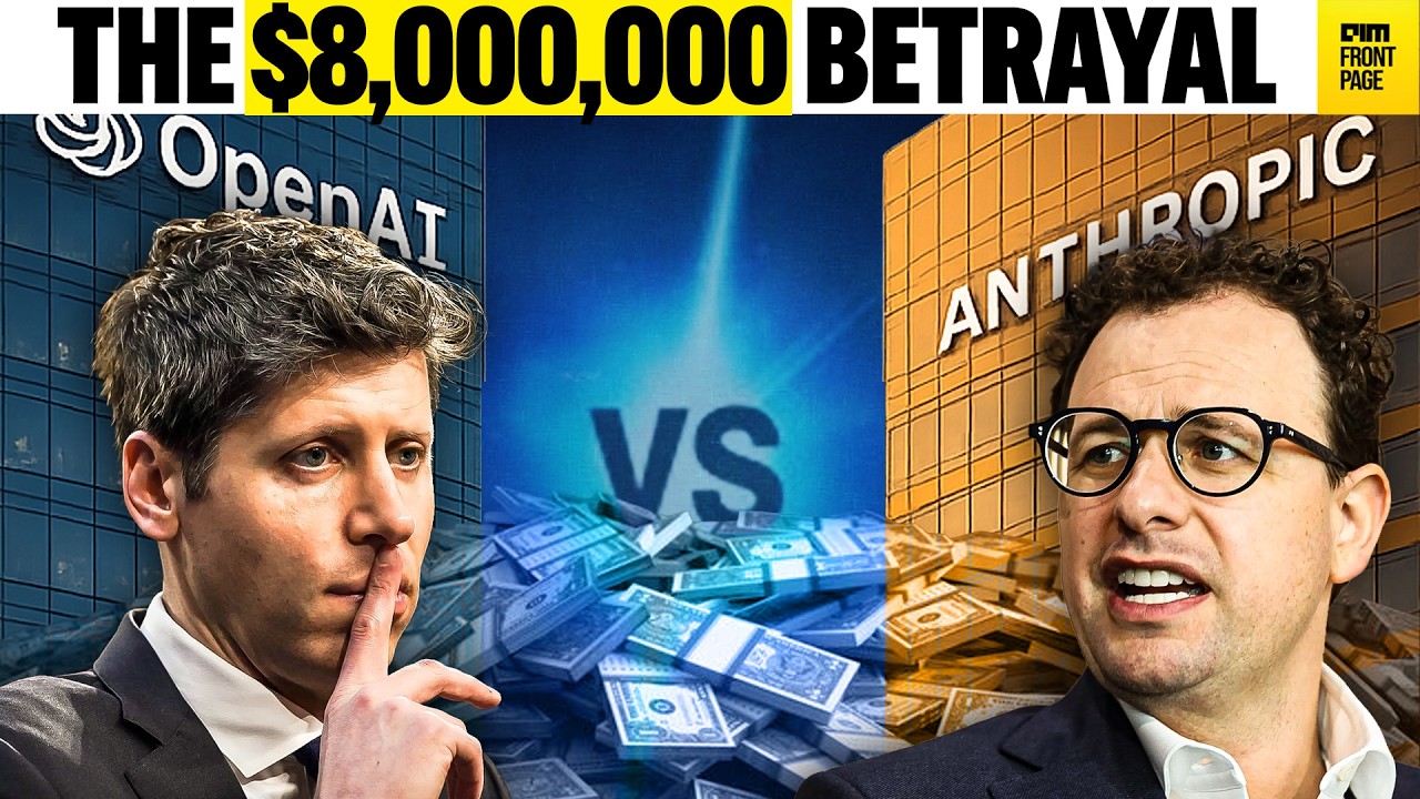 The "Betrayal" on the Big Stage, Anthropic vs. OpenAI - YouTube