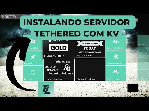 Como Colocar servidor Gratuito Tethered e Trocar KV para jogar online com Xbox 360 RGH JTAG (17.559)