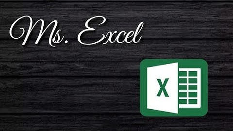 CLASS 7 II CH-4 II USING EXCEL AS DATABASE II INTRODUCTION