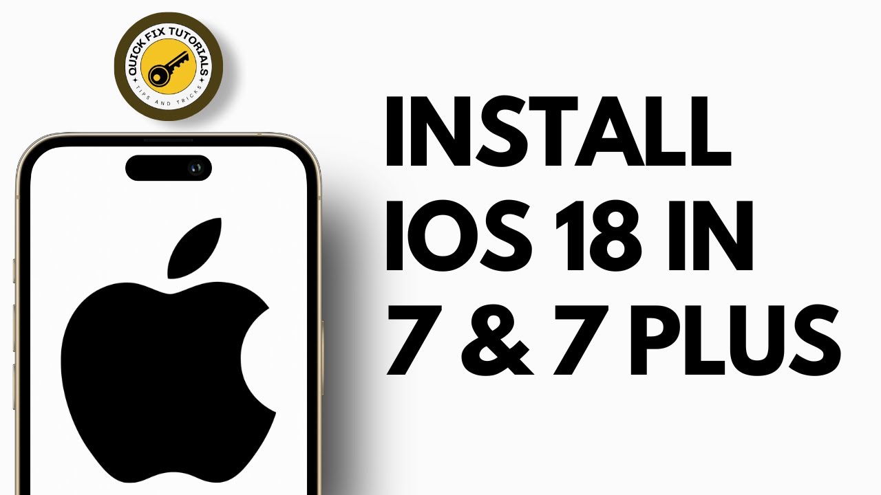 How to Install iOS 18 in iPhone 7 & 7 Plus - YouTube
