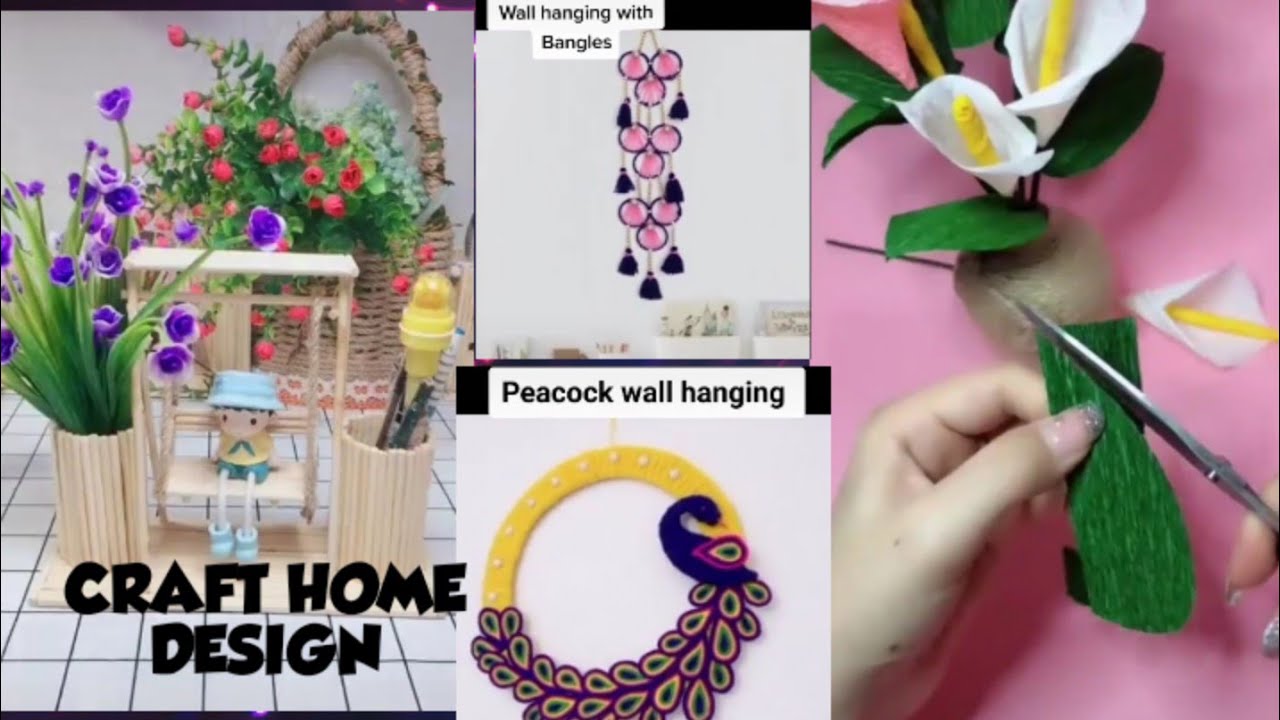 TIKTOK CRAFT IDEA FOR HOME DECORATION COMPILATION YouTube