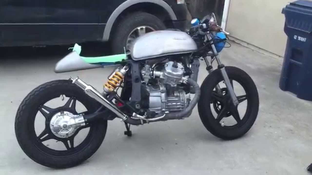 1981 Honda Gl500 Cafe Running For The First Time Youtube