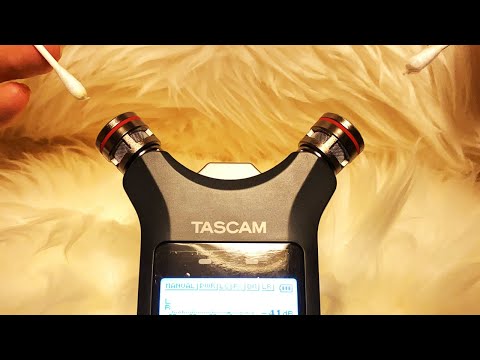 【ASMR】耳かき綿棒のTASCAMレコーダー編