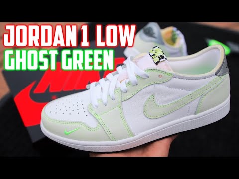 Air Jordan 1 Low Ghost Green Review And On Feet Youtube