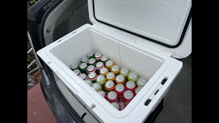 Coho 55 qt Cooler (Costco) Ice Retention Test